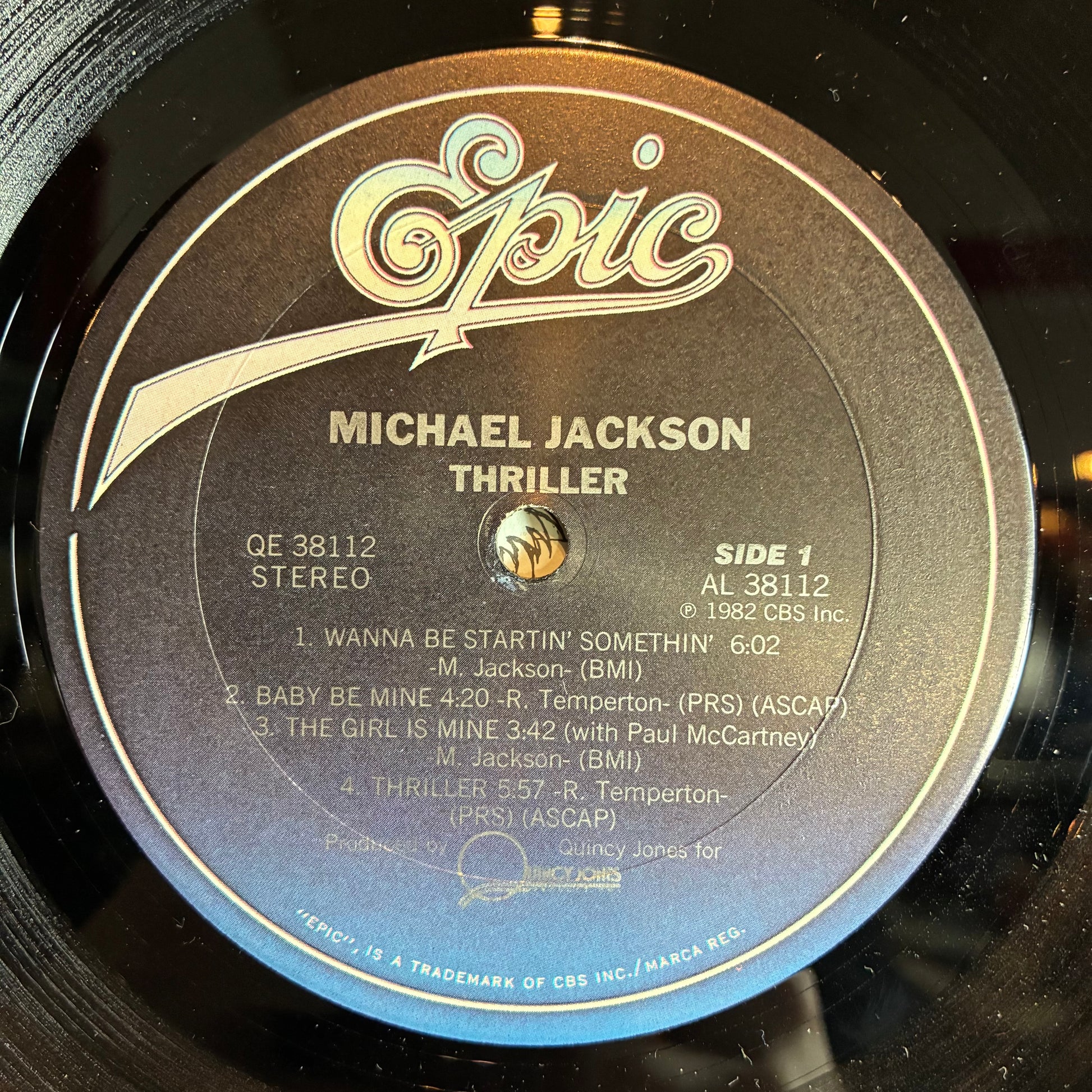 Thriller (VINYL) | Excellent (EX) Excellent (EX) - POP / USED *EXCELLENT*