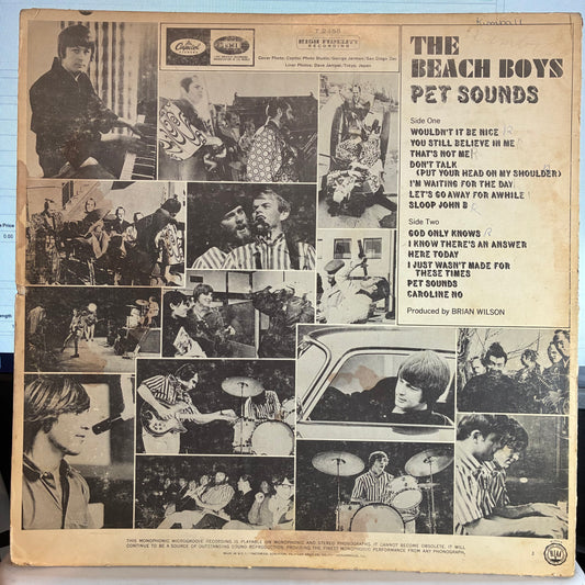 The Beach Boys - Pet Sounds (VINYL) | Good Plus (G+) Very Good (VG) - POP / USED *GOOD+*
