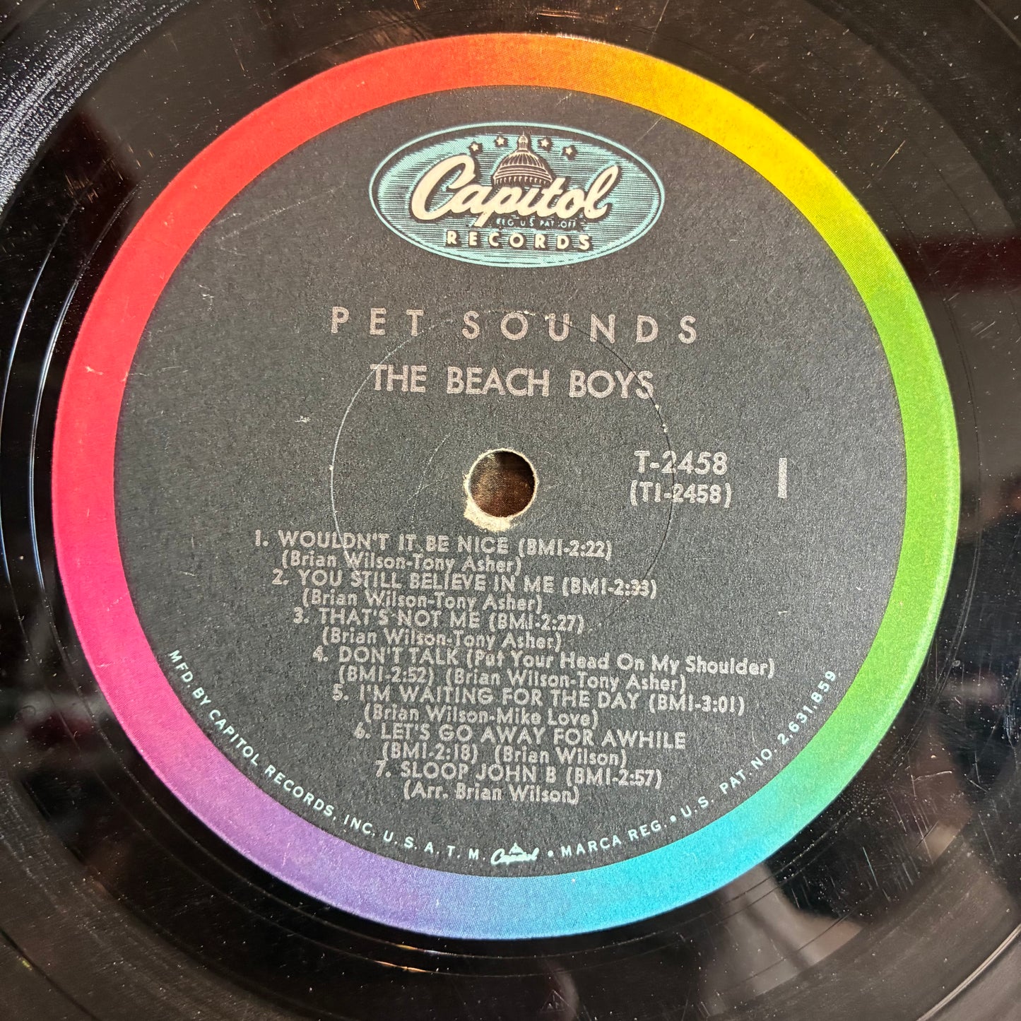 The Beach Boys - Pet Sounds (VINYL) | Good Plus (G+) Very Good (VG) - POP / USED *GOOD+*