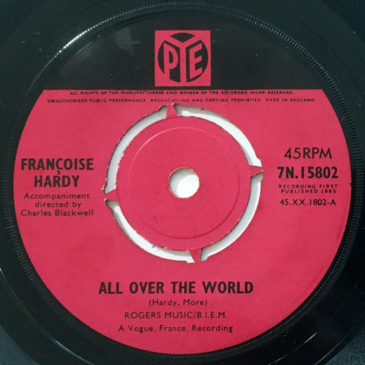 All Over The World | Near Mint (NM or M-) Fair (F) - POP / USED *NEAR MINT/45*