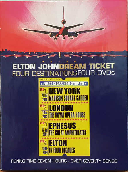 Elton John - Dream Ticket: Four Destinations (4xDVD BOX) | - POP / USED *NEAR MINT-*