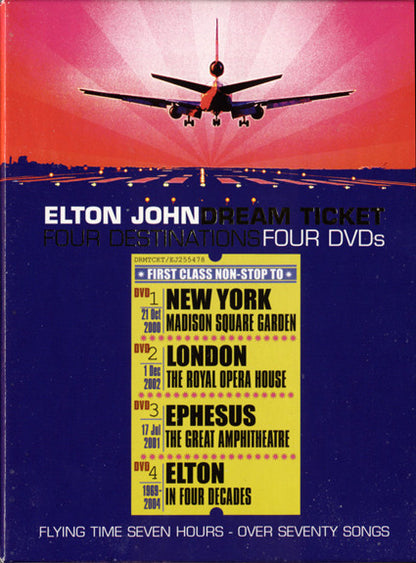 Elton John - Dream Ticket: Four Destinations (4xDVD BOX) | - POP / USED *NEAR MINT-*