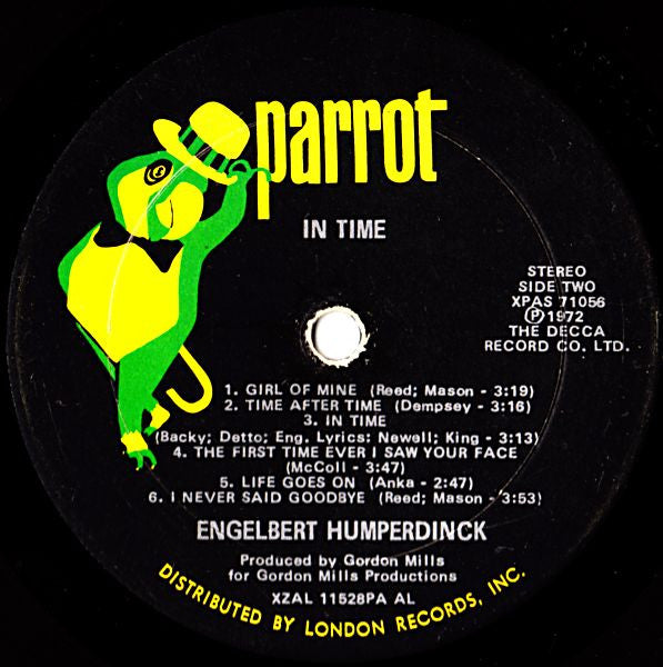 Engelbert Humperdinck - In Time | Near Mint (NM) Near Mint (NM) - POP / USED *NEAR MINT*