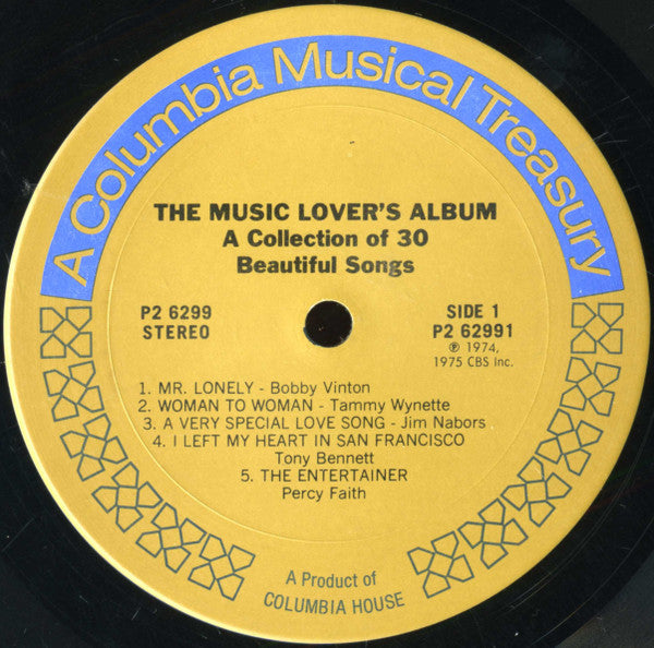 Various - The Music Lover's Album (A Collection Of 30 Beautiful Songs) | Near Mint (NM) Near Mint (NM) - POP / USED *NEAR MINT*