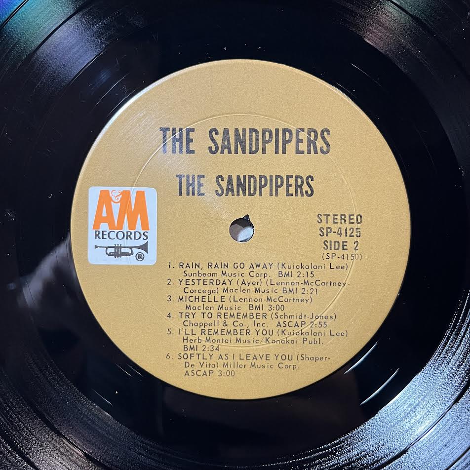 The Sandpipers (VINYL) | Near Mint (NM) Near Mint (NM) - POP / USED *NEAR MINT*