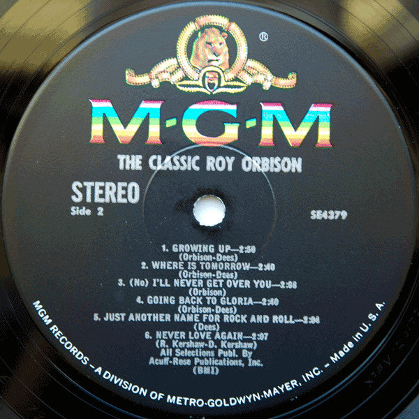 The Classic Roy Orbison *MGM* | Near Mint (NM) Excellent (EX)