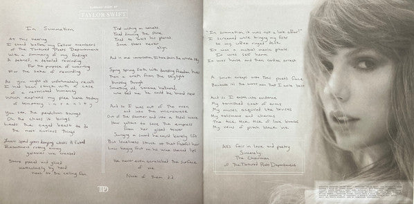 Taylor Swift - The Tortured Poets Department (2X LP) *Phantom Clear* | Near Mint (NM) Near Mint (NM) - POP / USED *NEAR MINT*