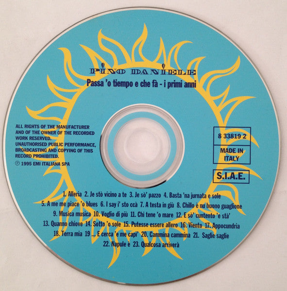 Passa 'O Tiempo E Che Fà - I Primi Anni (CD) | Near Mint (NM or M-) Near Mint (NM or M-) - POP / USED *NEAR MINT*