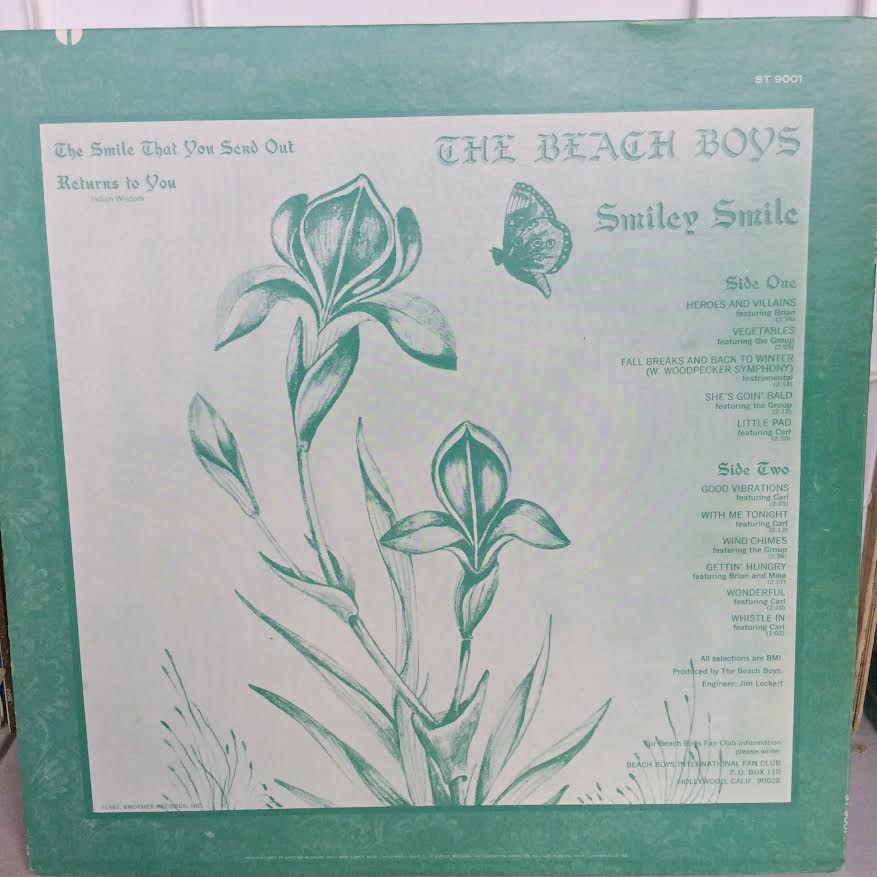 Smiley Smile (VINYL) | Near Mint (NM) Near Mint (NM) - POP / USED *NEAR MINT*