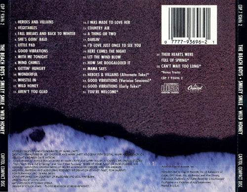 Smiley Smile / Wild Honey (CD) | Near Mint (NM or M-) Near Mint (NM or M-) - POP / USED *NEAR MINT*