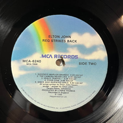 Elton John - Reg Strikes Back (VINYL LP) | USED Near Mint (NM or M-) Near Mint (NM or M-) - POP / USED *NEAR MINT*