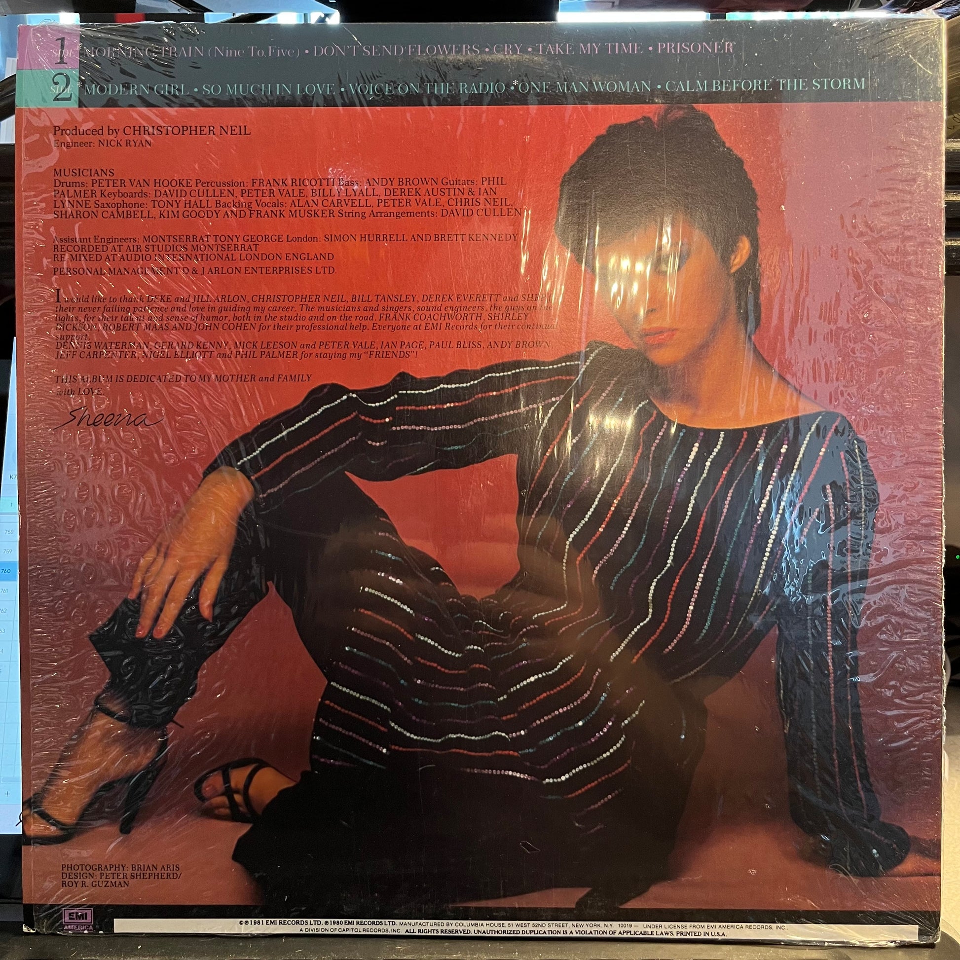 Sheena Easton (VINYL) | Near Mint (NM) Near Mint (NM) - POP / USED *NEAR MINT*