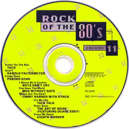 Rock Of The 80's Volume 11 (CD) | Near Mint (NM) Near Mint (NM) - POP / USED *NEAR MINT*