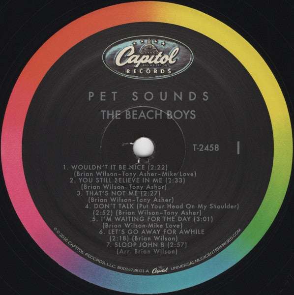 The Beach Boys - Pet Sounds (MONO VINYL LP / WG CUT) | USED - POP / USED *NEAR MINT*