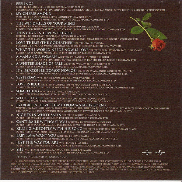 Ronnie Aldrich - The Romantic Pianos Of Ronnie Aldrich *CD* | Mint (M) Near Mint (NM) - POP / USED *NEAR MINT*