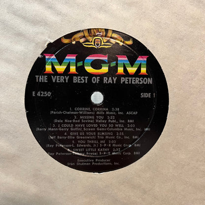 Ray Peterson - The Very Best Of Ray Peterson (VINYL LP MGM SE-4250 1964) | Near Mint (NM or M-) Very Good (VG) - POP / USED *NEAR MINT*