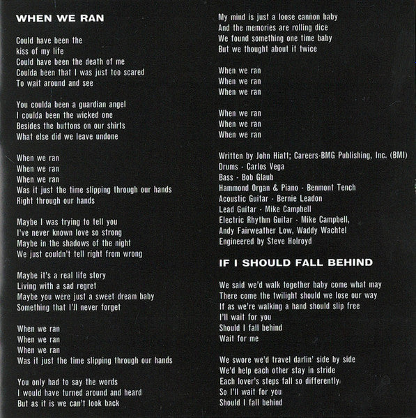We Ran (CD) | Near Mint (NM) Near Mint (NM) - POP / USED *NEAR MINT*