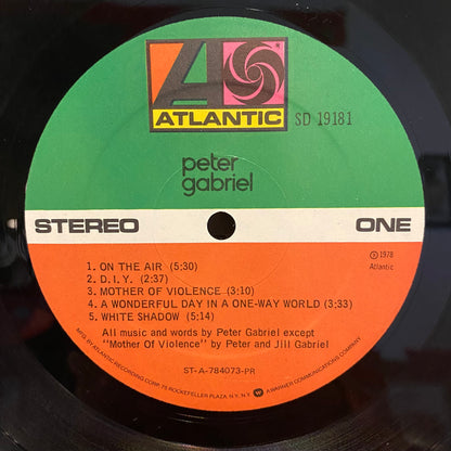 Peter Gabriel *PRESWELL PROMO* | Near Mint (NM) Near Mint (NM)