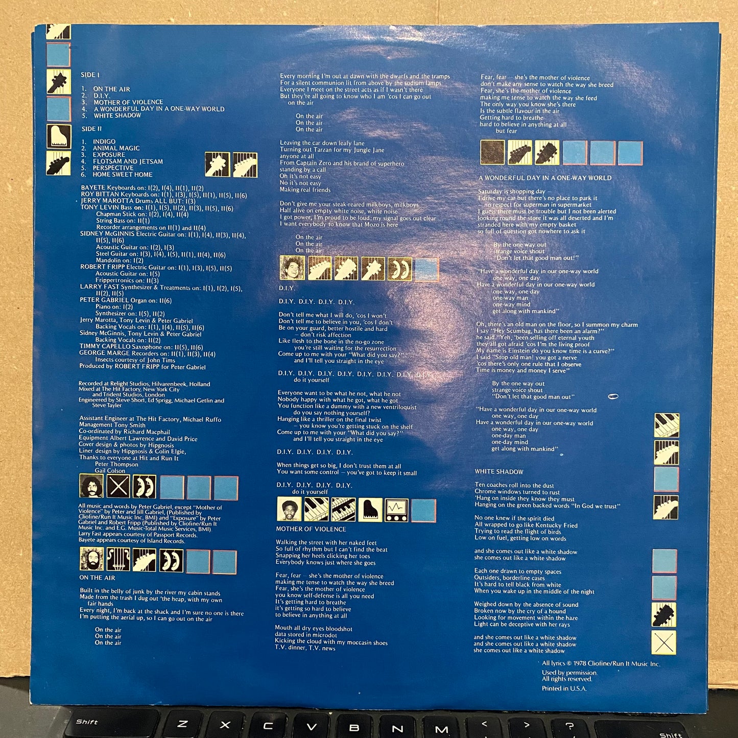 Peter Gabriel *PRESWELL PROMO* | Near Mint (NM) Near Mint (NM)