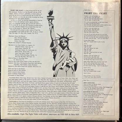 Various - Fight The Fight (Rescue The Unborn)(VINYL LP LIVE OAK SPCN 7-01-600435-X 1985) | USED Near Mint (NM or M-) Excellent+ (EX+) - POP / USED *NEAR MINT*