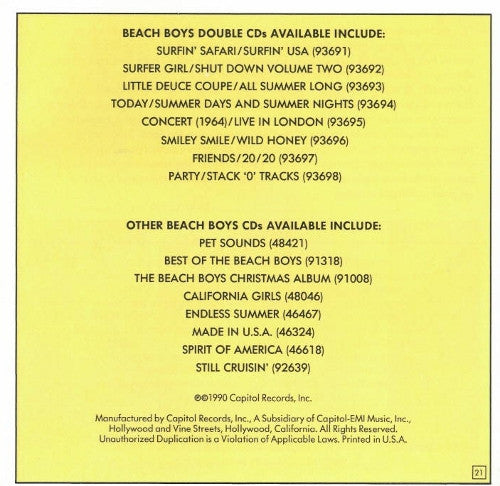 Smiley Smile / Wild Honey (CD) | Near Mint (NM or M-) Near Mint (NM or M-) - POP / USED *NEAR MINT*
