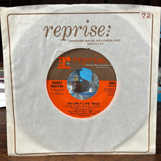 You Only Live Twice / Jackson (7" VINYL) | Near Mint (NM or M-) Near Mint (NM or M-) - POP / USED *NEAR MINT*