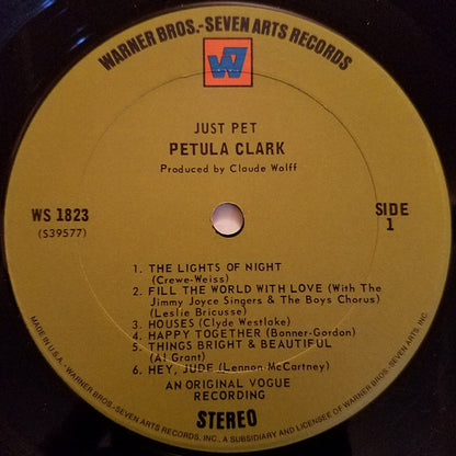 Petula Clark - Just Pet *STEREO-POSTER* | Near Mint (NM) Excellent (EX) - POP / USED *NEAR MINT*