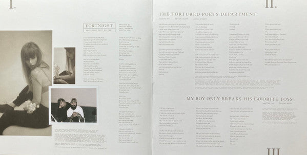 Taylor Swift - The Tortured Poets Department (2X LP) *Phantom Clear* | Near Mint (NM) Near Mint (NM) - POP / USED *NEAR MINT*