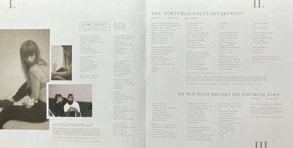 Taylor Swift - The Tortured Poets Department (2X LP) *Phantom Clear* | Near Mint (NM) Near Mint (NM) - POP / USED *NEAR MINT*