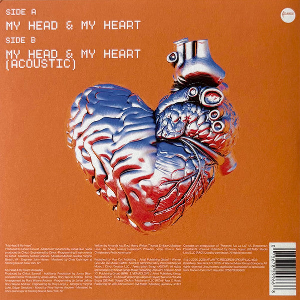My Head & My Heart (7") | Near Mint (NM) Near Mint (NM) - POP / USED *NEAR MINT*
