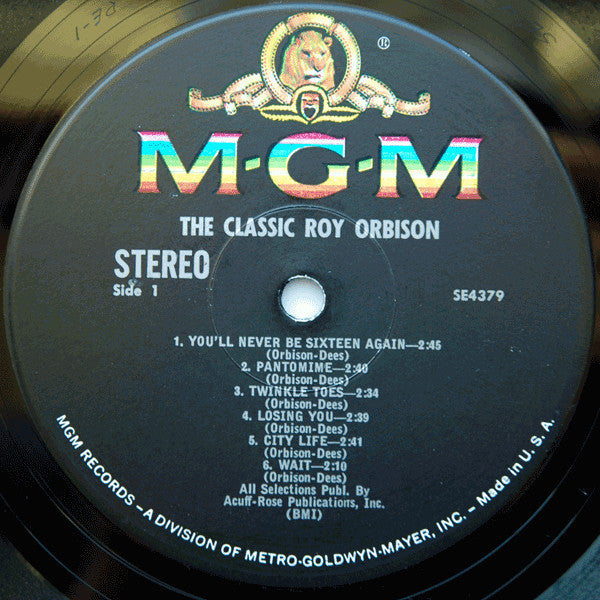 The Classic Roy Orbison *MGM* | Near Mint (NM) Excellent (EX)