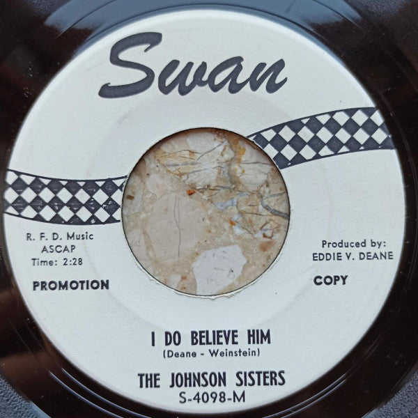 The Johnson Sisters - Take My Heart / I Do Believe Him (7") | Near Mint (NM) Generic - POP / USED *NEAR MINT*