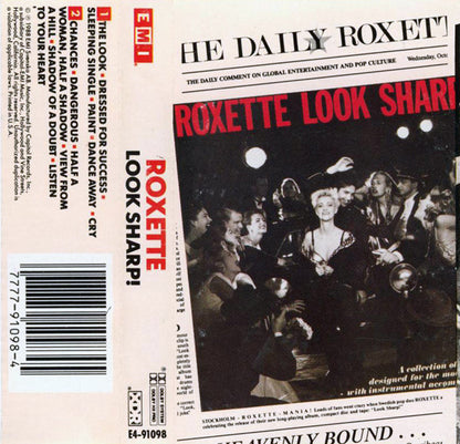 Roxette - Look Sharp! *CASSETTE* | Near Mint (NM) Near Mint (NM) - POP / USED *NEAR MINT*