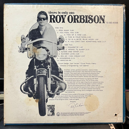 Roy Orbison - There Is Only One Roy Orbison (VINYL LP MGM E 4308 1965) | Near Mint (NM or M-) Very Good Plus (VG+) - POP / USED *NEAR MINT*