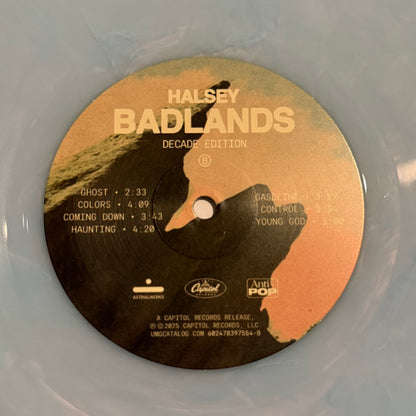 Halsey - Badlands (Decade Edition) (VINYL) *Desert Sunset Blue* | Excellent (EX) Near Mint (NM) - POP / USED *NEAR MINT*