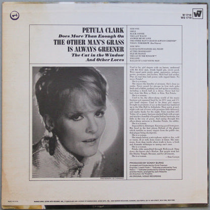 Petula Clark - The Other Man's Grass Is Always Greener *STEREO* | Near Mint (NM) Very Good Plus (VG+) - POP / USED *NEAR MINT*
