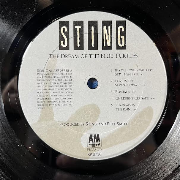 The Dream Of The Blue Turtles (VINYL) | Near Mint (NM or M-) Excellent (EX) - POP / USED *NEAR MINT*