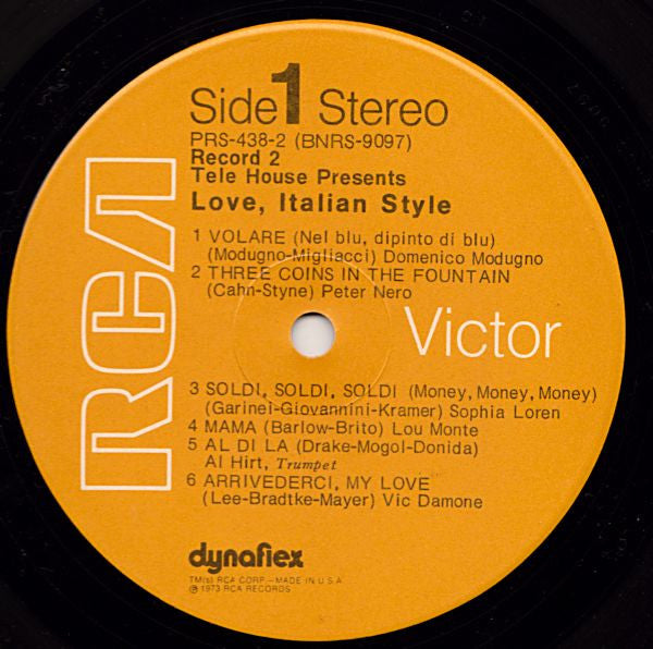 Various - Love, Italian Style | Near Mint (NM) Excellent (EX) - POP / USED *NEAR MINT*