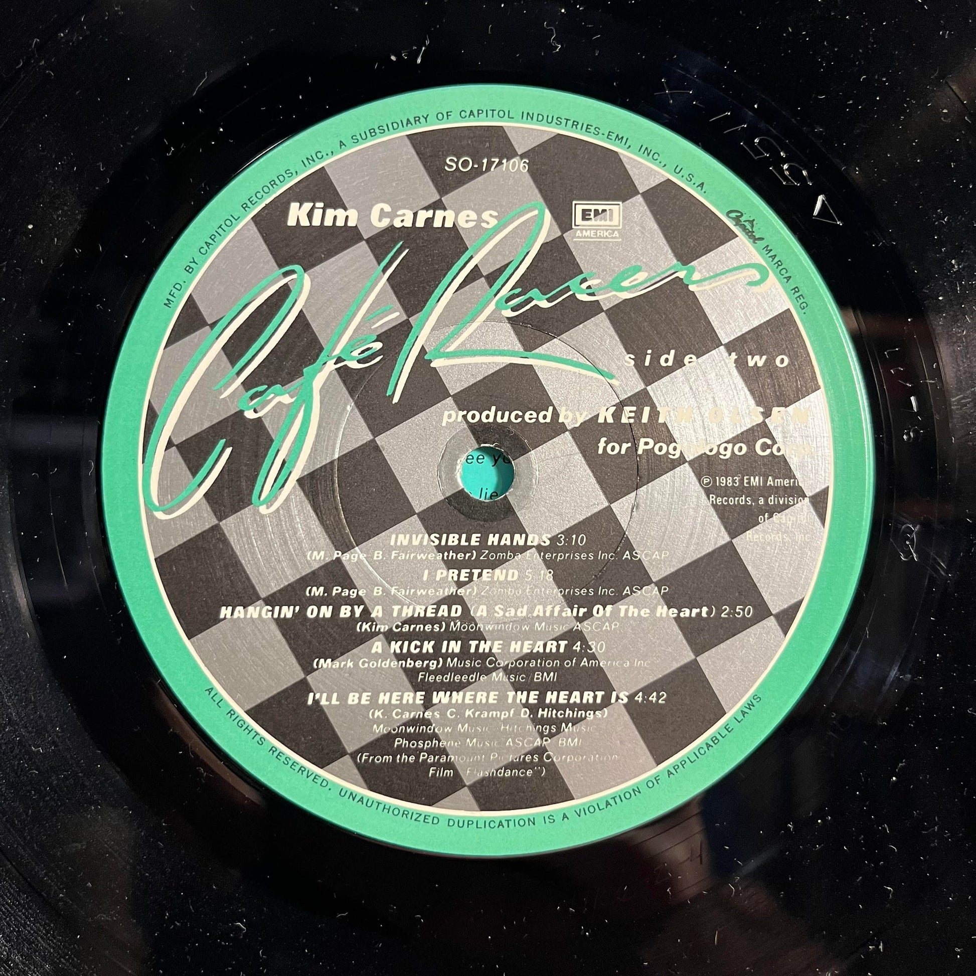 Kim Carnes - Café Racers *SHRINK/HYPE* | Near Mint (NM) Near Mint (NM) - POP / USED *NEAR MINT*