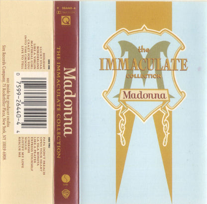 Madonna - The Immaculate Collection *CASSETTE* | Near Mint (NM) Near Mint (NM) - POP / USED *NEAR MINT*