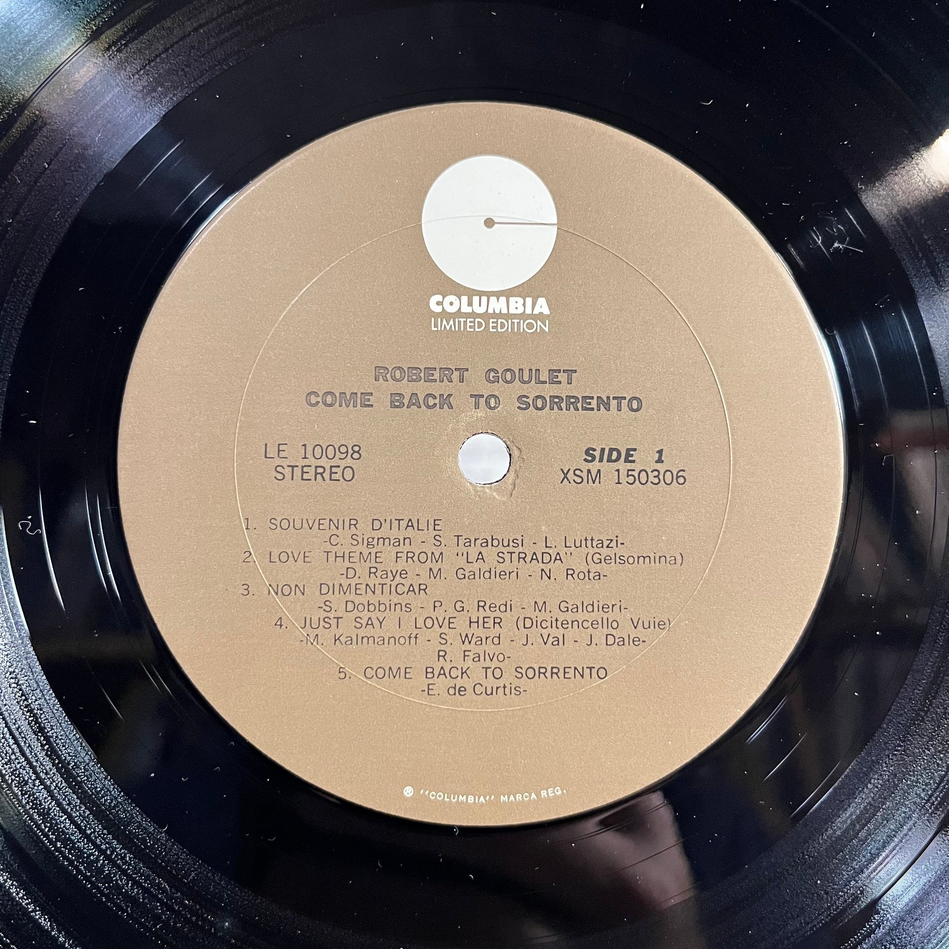 Robert Goulet - Come Back To Sorrento | Near Mint (NM) Near Mint (NM) - POP / USED *NEAR MINT*
