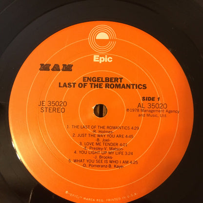 Engelbert Humperdinck - Last Of The Romantics | Near Mint (NM) Near Mint (NM) - POP / USED *NEAR MINT*