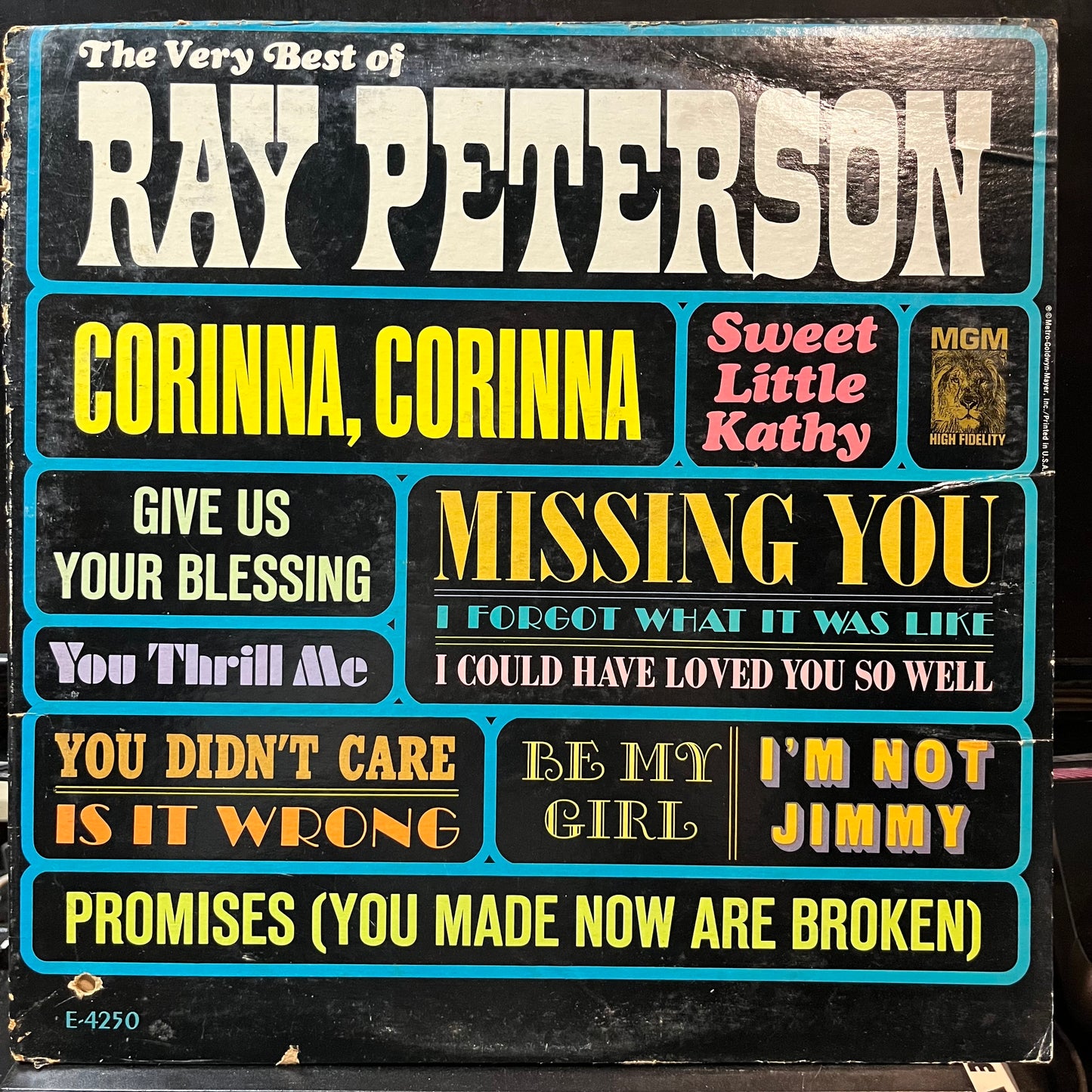 Ray Peterson - The Very Best Of Ray Peterson (VINYL LP MGM SE-4250 1964) | Near Mint (NM or M-) Very Good (VG) - POP / USED *NEAR MINT*