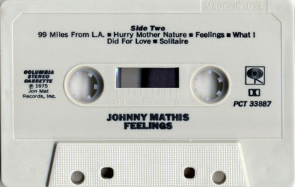 Johnny Mathis - Feelings *CASSETTE* | Near Mint (NM) Excellent (EX) - POP / USED *NEAR MINT*