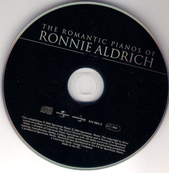Ronnie Aldrich - The Romantic Pianos Of Ronnie Aldrich *CD* | Mint (M) Near Mint (NM) - POP / USED *NEAR MINT*