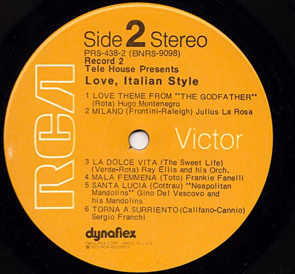 Various - Love, Italian Style | Near Mint (NM) Excellent (EX) - POP / USED *NEAR MINT*