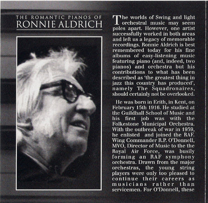 Ronnie Aldrich - The Romantic Pianos Of Ronnie Aldrich *CD* | Mint (M) Near Mint (NM) - POP / USED *NEAR MINT*