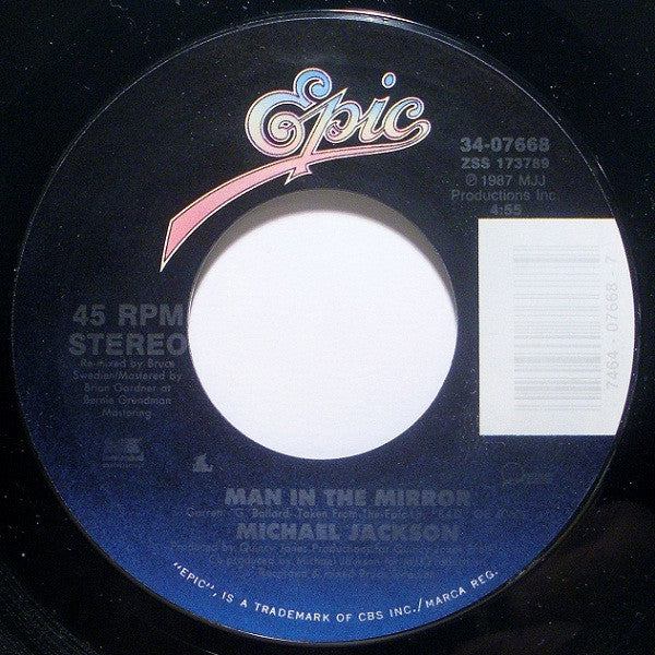 Man In The Mirror (7") | Near Mint (NM) Near Mint (NM) - POP / USED *NEAR MINT*