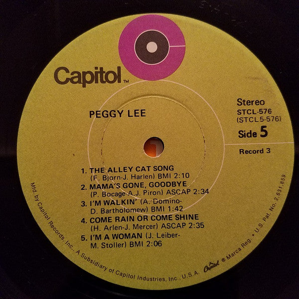 Peggy Lee *BOX* | Near Mint (NM) Excellent (EX)