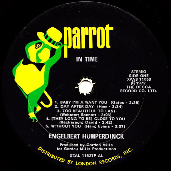 Engelbert Humperdinck - In Time | Near Mint (NM) Near Mint (NM) - POP / USED *NEAR MINT*